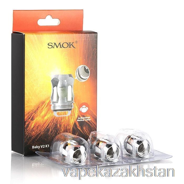 Vape Kazakhstan SMOK TFV8 Baby V2 Replacement Coils 0.2ohm Baby V2 K1 Quad Coils